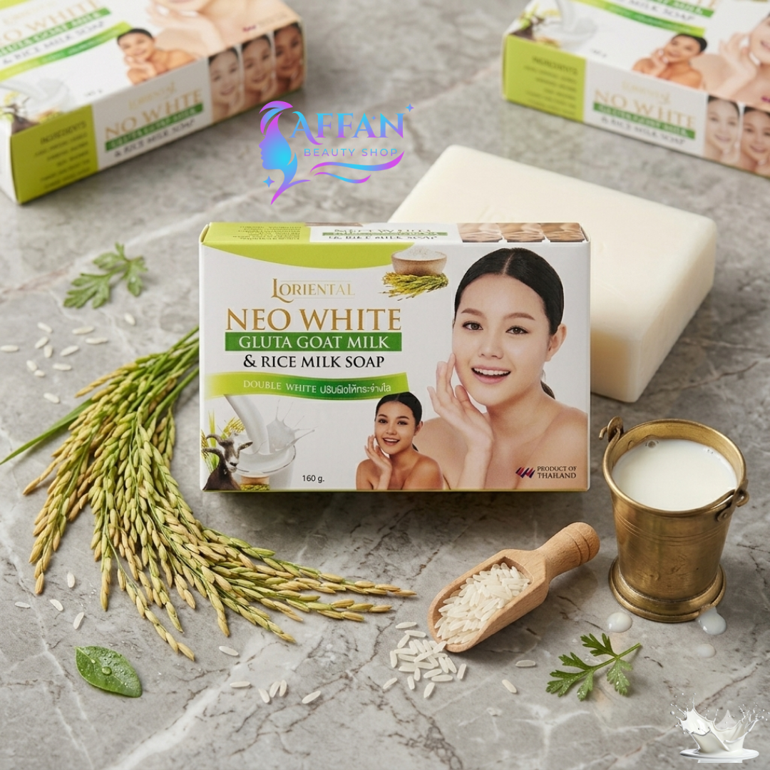 LORIENTAL Neo White Gluta Goat Milk and Rice Milk Soap